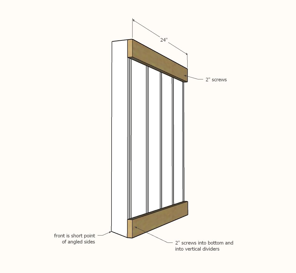 Wall Mounted Can Organizer — step 3
