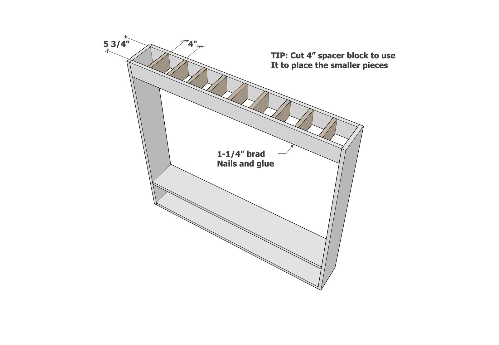 Wall Mounted Rifle Storage Rack — step 4