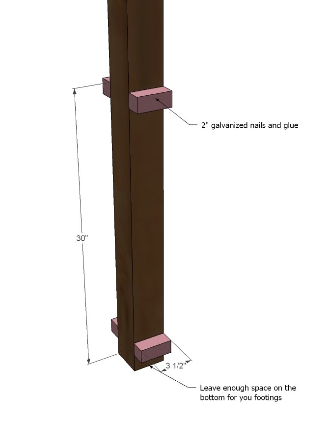 Weatherly Pergola — step 2
