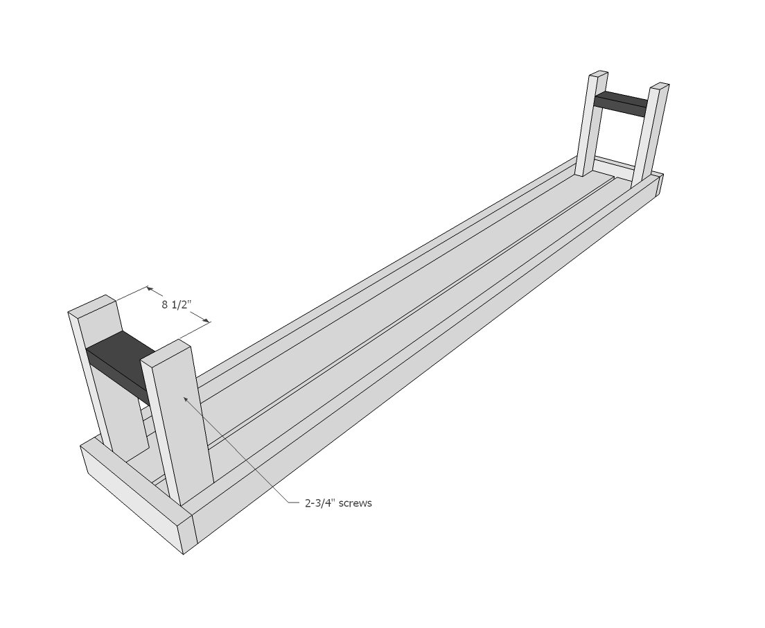 Wedding Benches — step 4