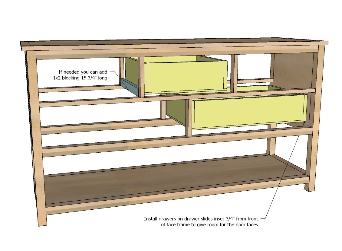 Wide Dresser with Open Bottom Shelf — step 8