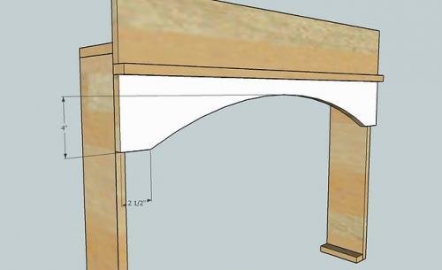 Wide Hutch for Grace's Town Collection — step 5