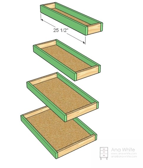 Wide Painter’s Ladder Shelf — step 5