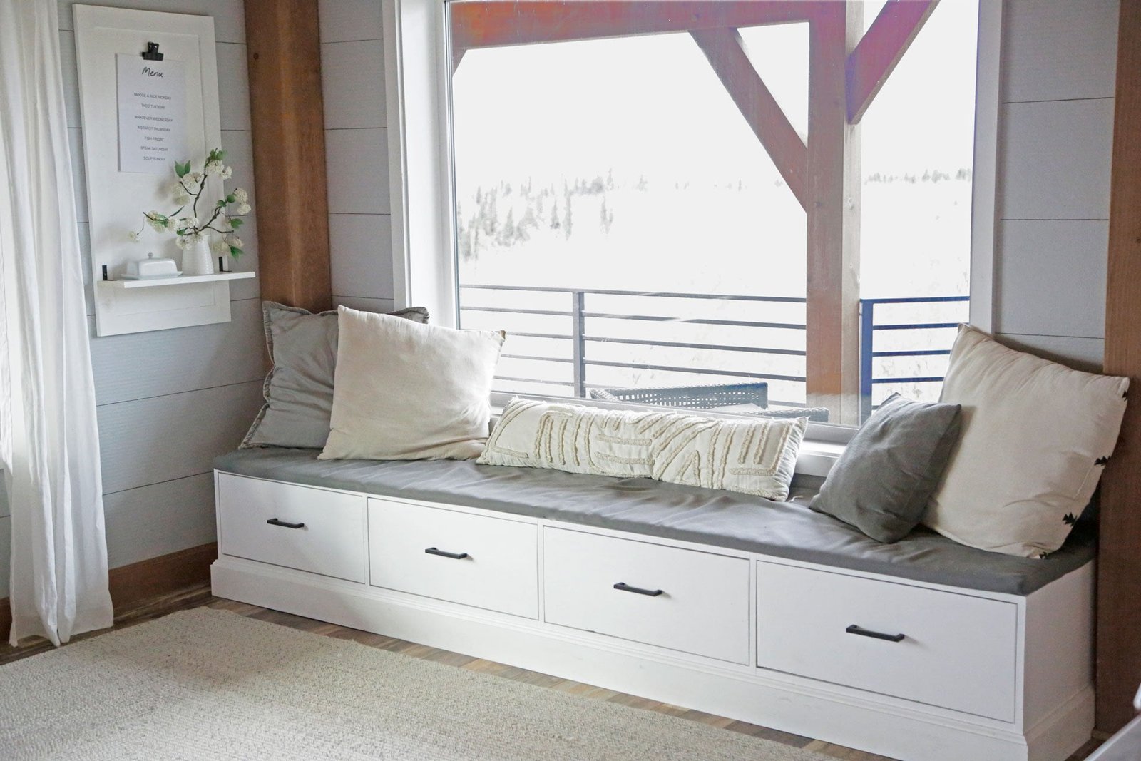 Window Seat with Drawers