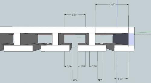 Wine Cabinet Hutch with Stemware Holders — step 2