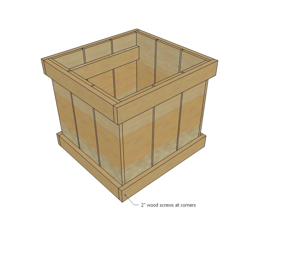 Wood Christmas Tree Base — step 4