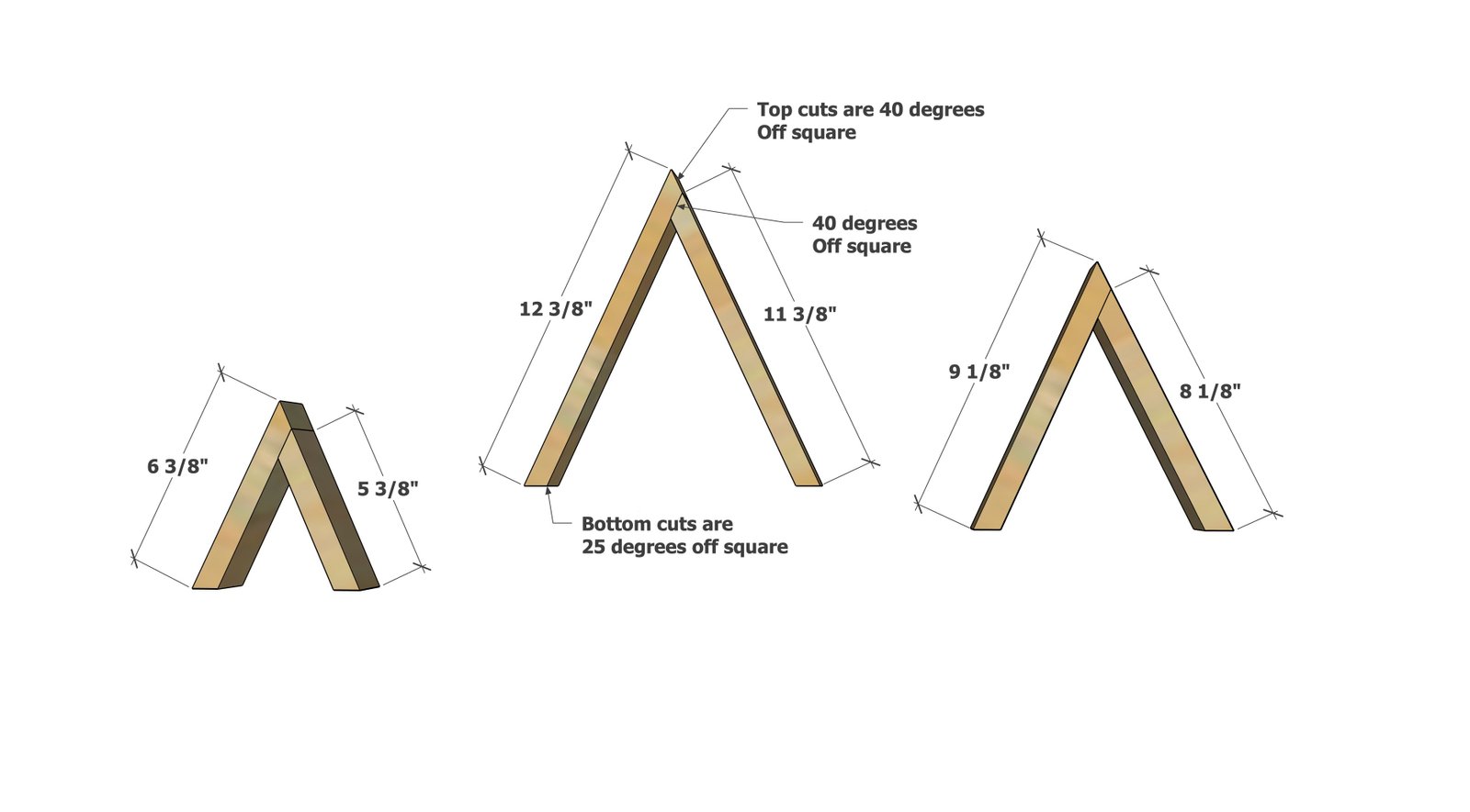 Wood Christmas Tree Decor DIY — step 1