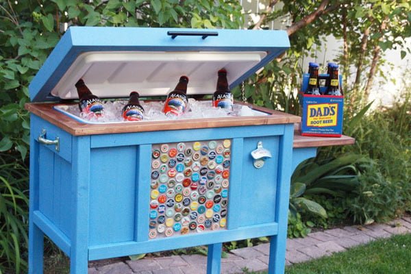 Wood Cooler by Birds and Soap