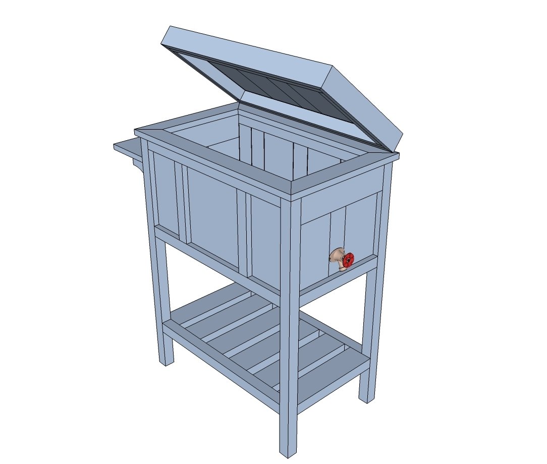 Wood Cooler by Birds and Soap — step 13
