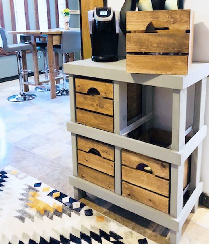 Wood Crate Dresser