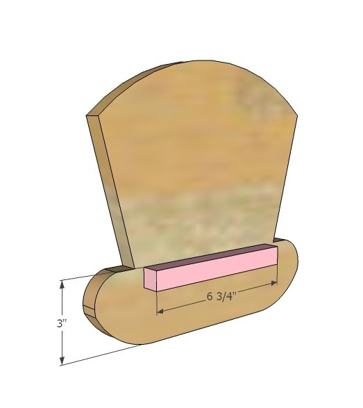 Wood Doll Cradle — step 2