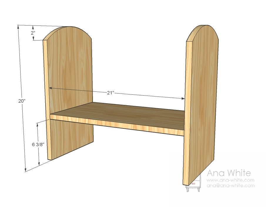 Wood Doll Crib — step 2