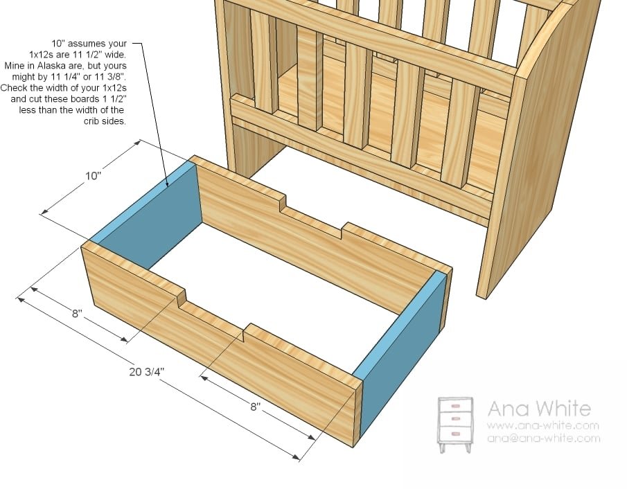 Wood Doll Crib — step 4