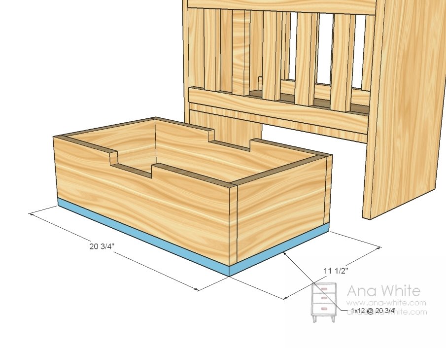 Wood Doll Crib — step 5