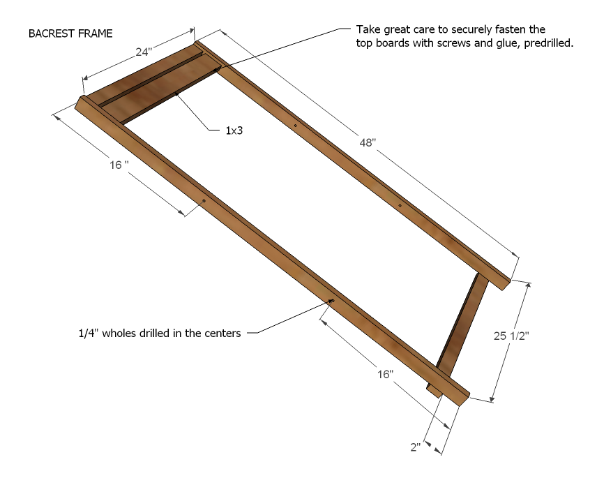 Wood Folding Sling Chair, Deck Chair or Beach Chair — step 1