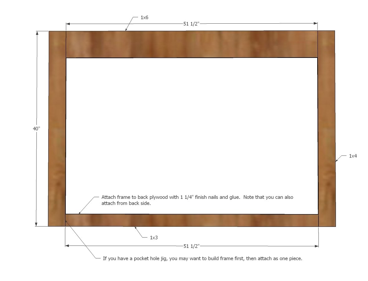 Wood Framed Upholstered Headboard- Queen — step 2