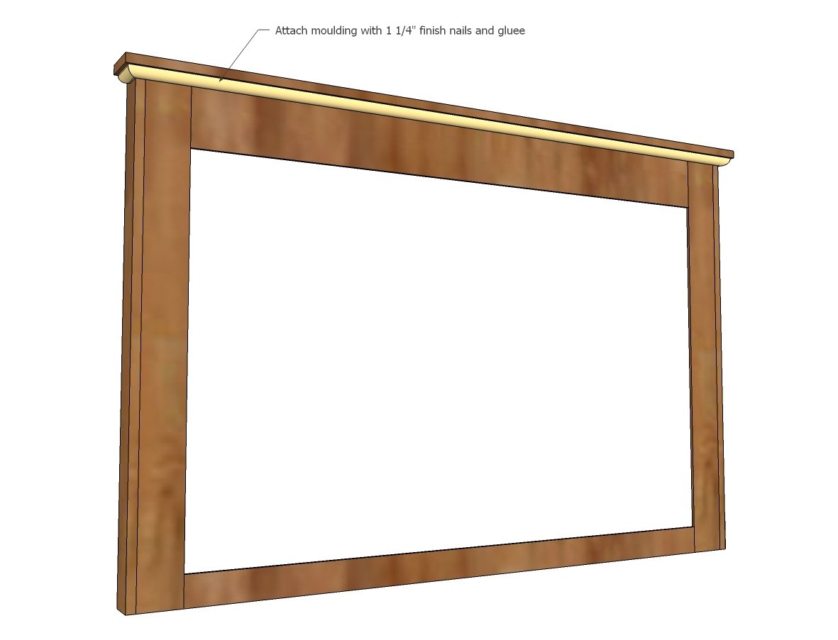 Wood Framed Upholstered Headboard- Queen — step 5