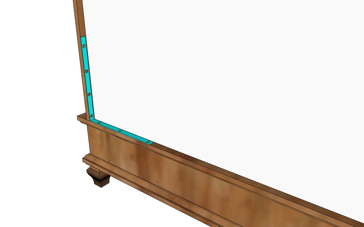 Wood Framed Upholstered Headboard- Queen — step 6