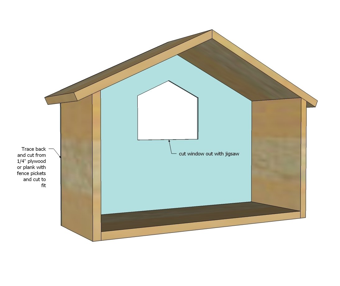 Wood Manger Scene — step 3