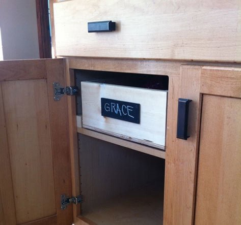 Wood Pullout Cabinet Drawer Organizer