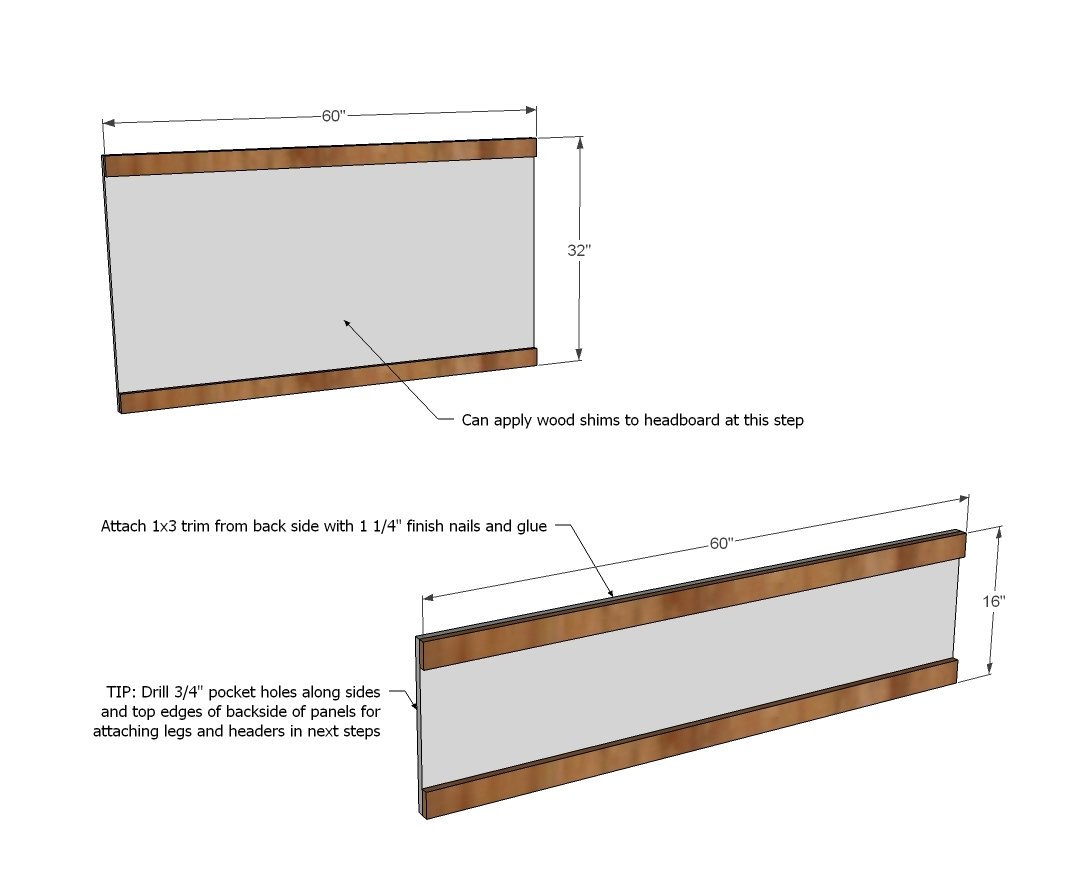 Wood Shim Cassidy Bed — step 1