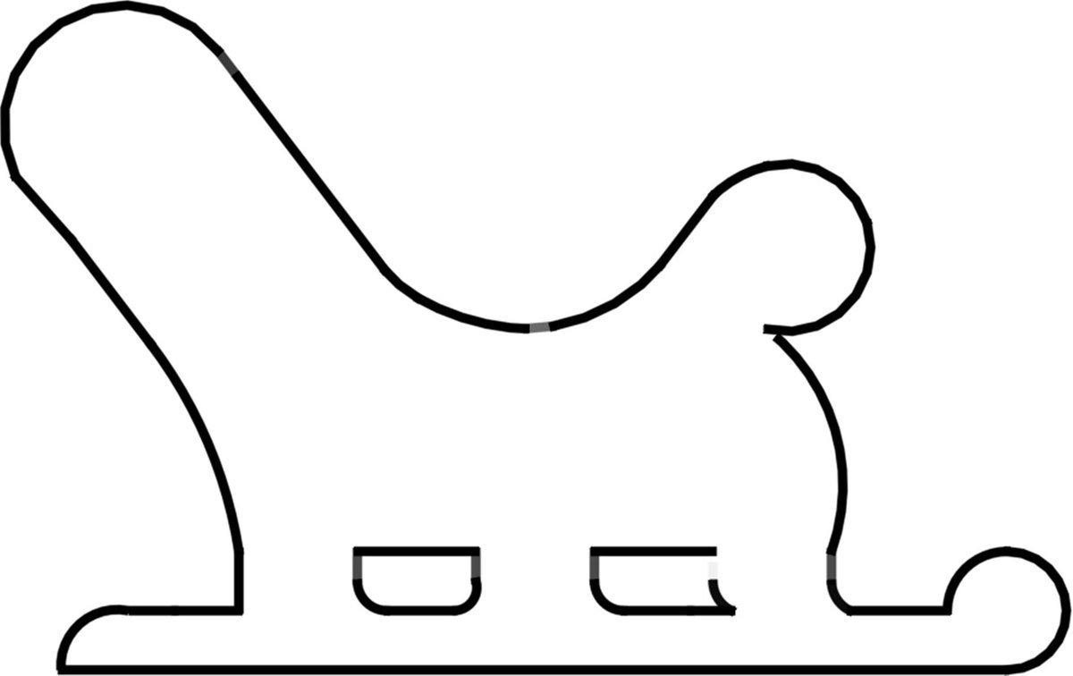 Wood Sleigh Free Pattern — step 1
