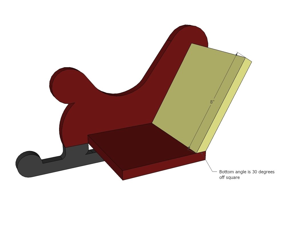 Wood Sleigh Free Pattern — step 3
