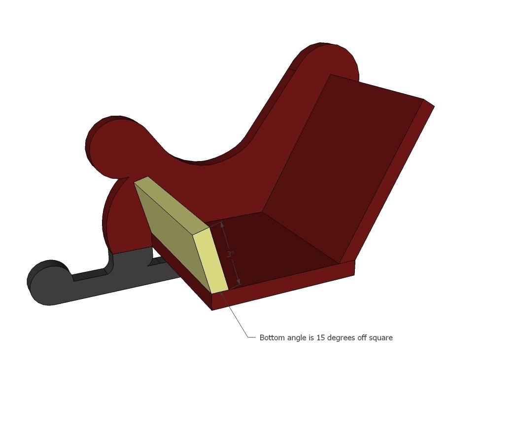 Wood Sleigh Free Pattern — step 4