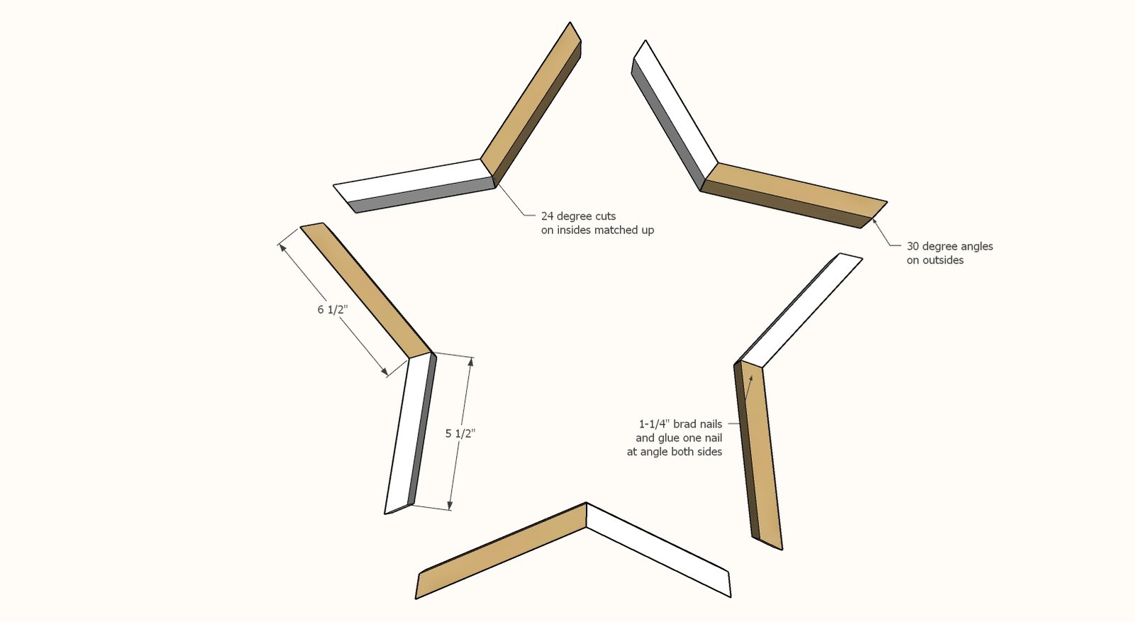 Wood Star Serving Tray or Wall Decor — step 2