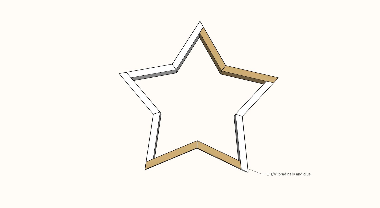 Wood Star Serving Tray or Wall Decor — step 3