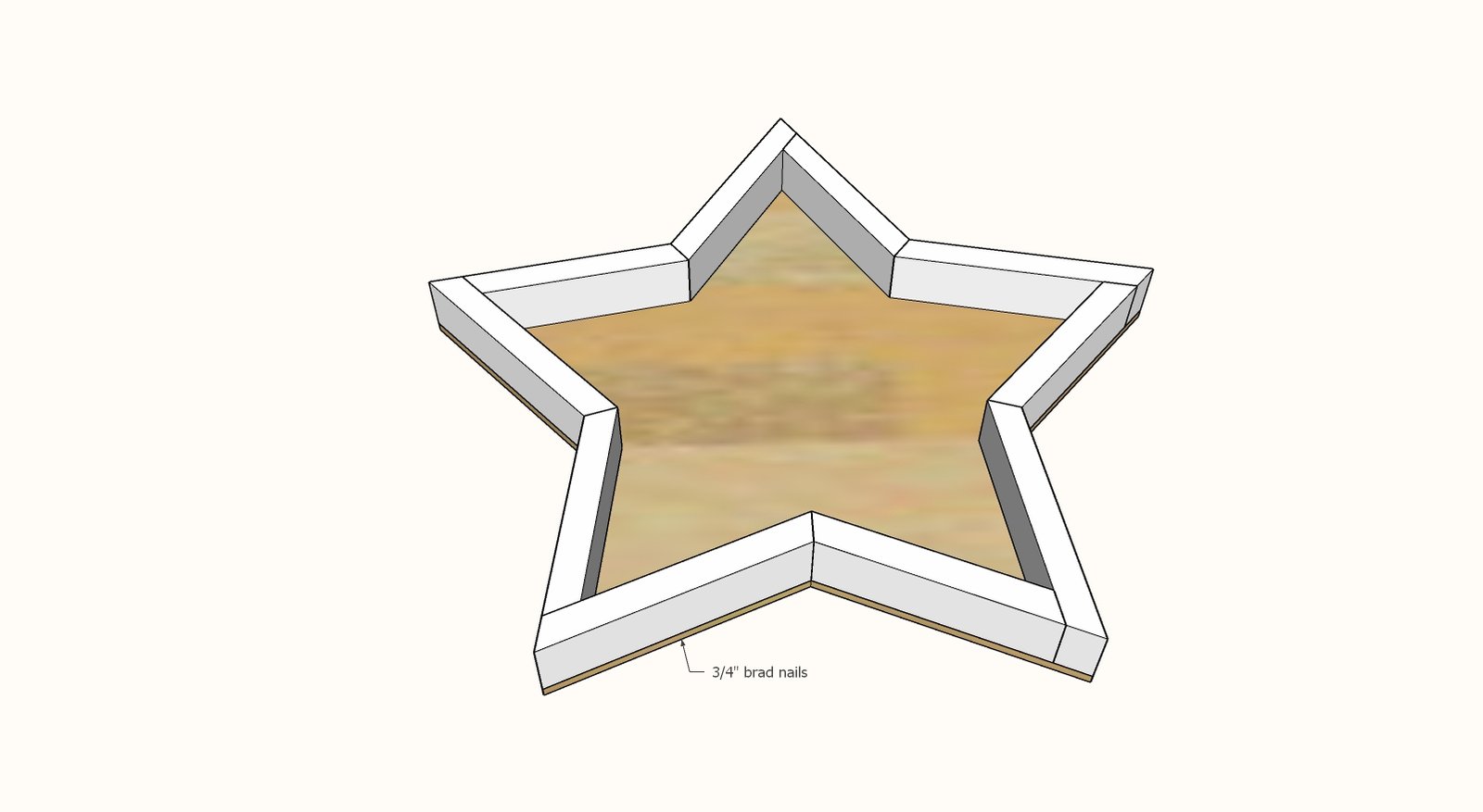 Wood Star Serving Tray or Wall Decor — step 4