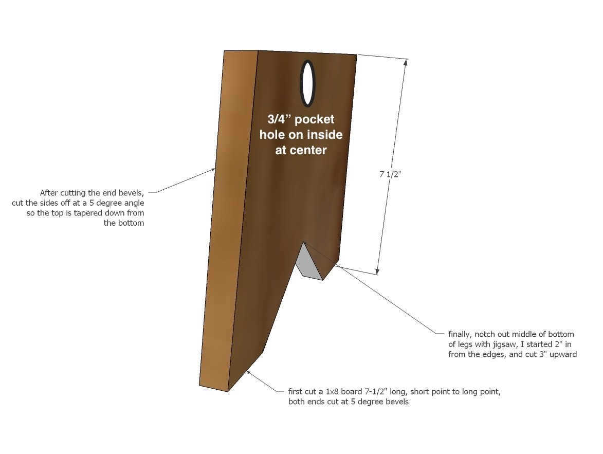 Wood Step Stool Plans with Splayed Legs — step 1