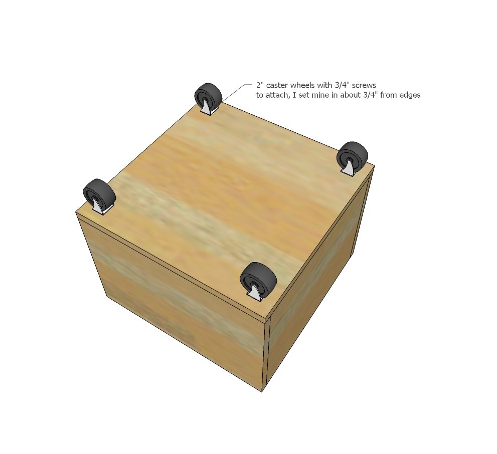 Wood Storage Stools — step 3