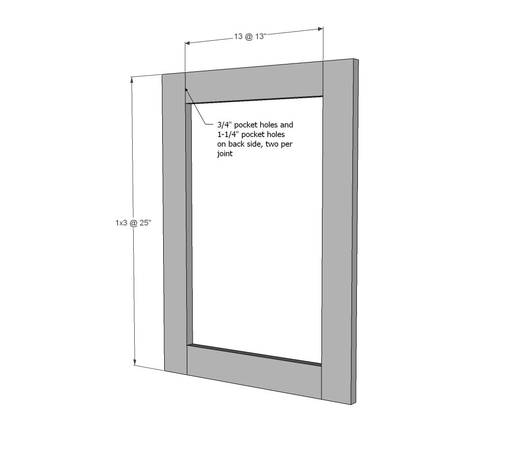 Wood Tilt Out Trash or Recycling Cabinet — step 4