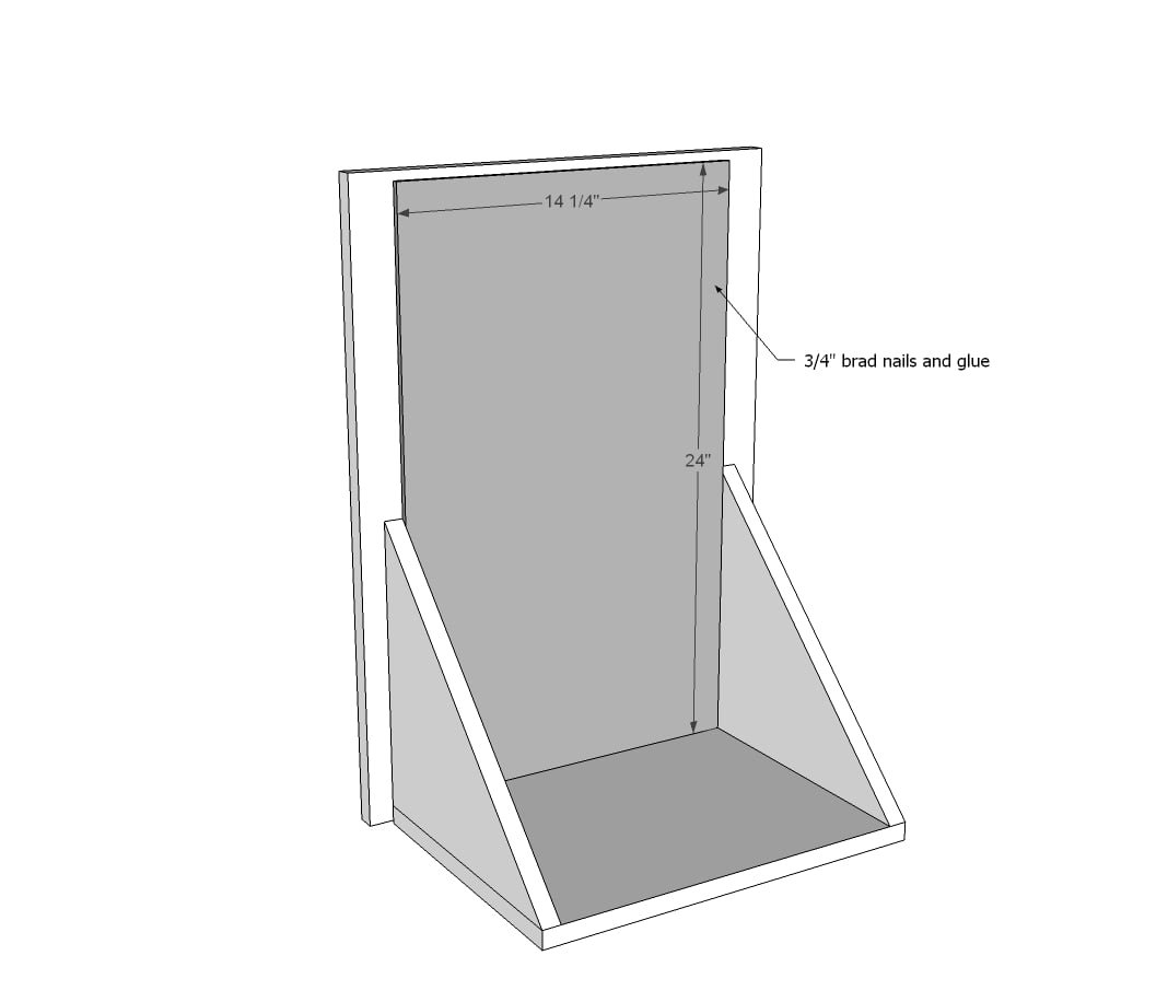 Wood Tilt Out Trash or Recycling Cabinet — step 7