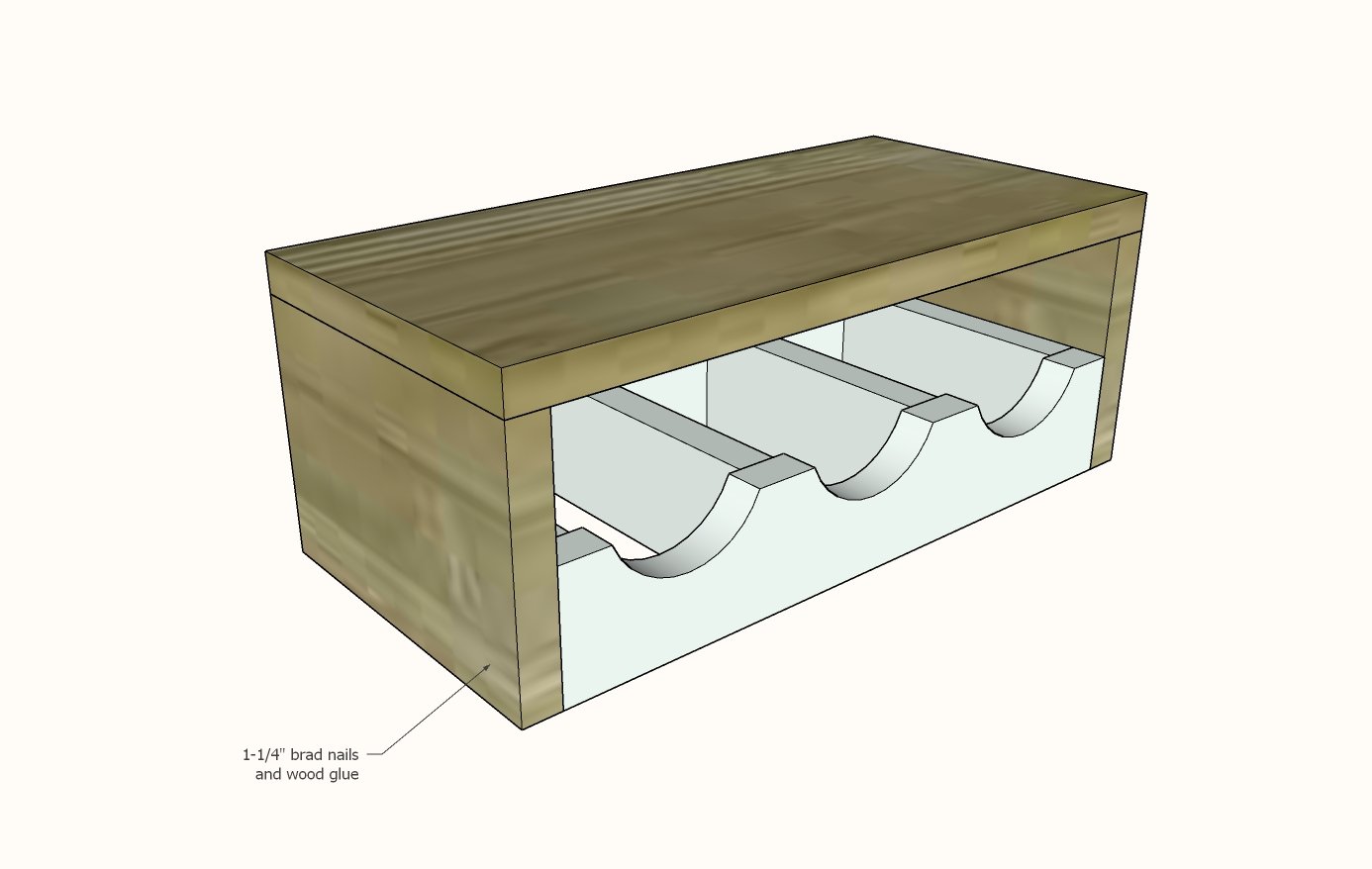 Wood Wine Holder — step 4