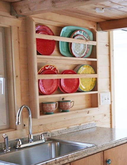 Wooden Plate Rack