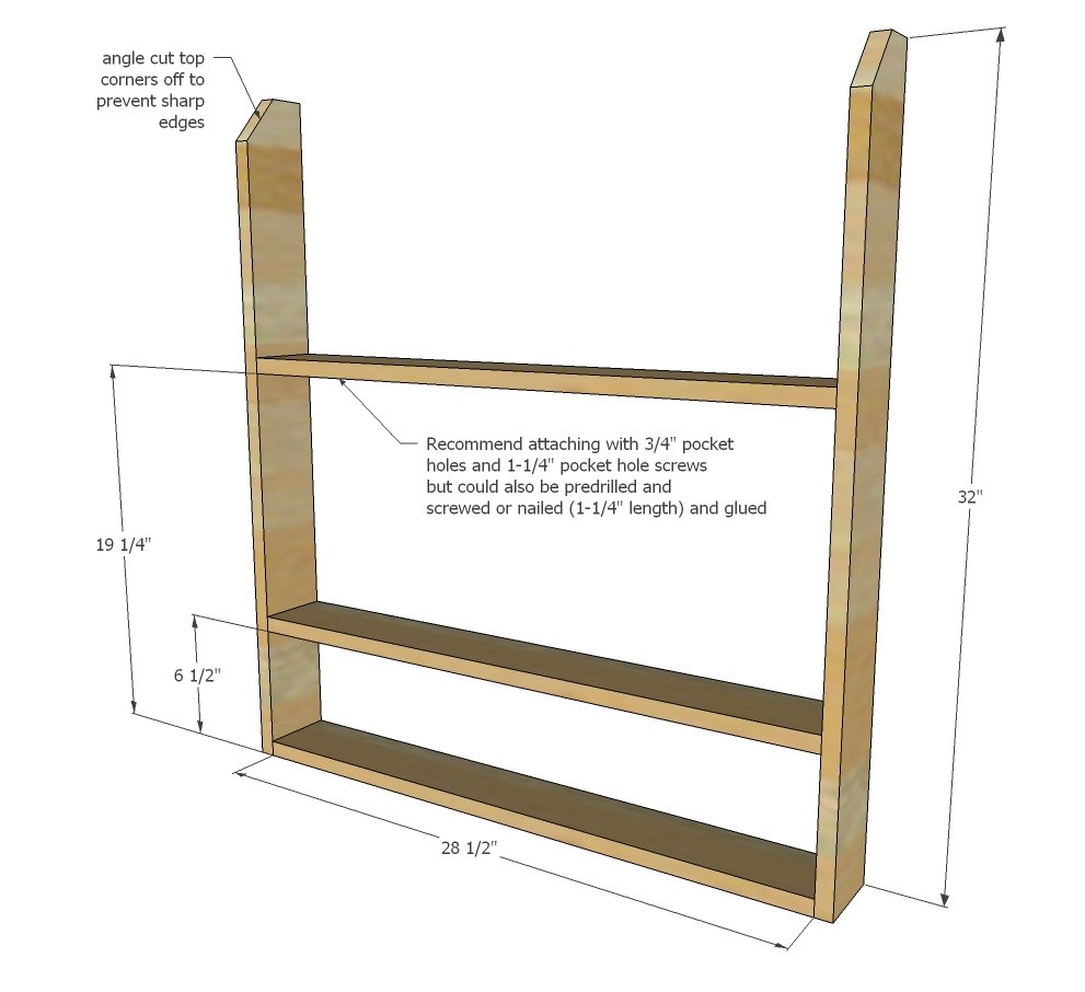 Wooden Plate Rack — step 1
