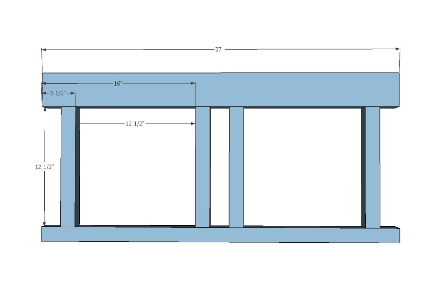 Woven Back Bench — step 4
